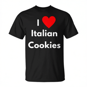 Camiseta premium I Love Italian Cookies - Product Image 2