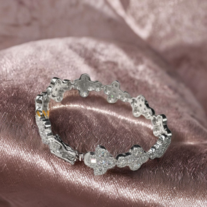 925 Silver Moissanite Diamond Bracelet Artistic Silver Design With Radiant Stone Brilliance Creating Sophisticated <b>Charm</b> - Product Image 1