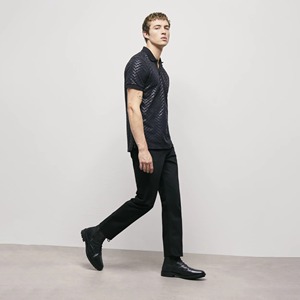 เสื้อกอล์ฟสำหรับผู้ชายเสื้อคอตตอน/ไม้ไผ่ระบายอากาศเป็นมิตรกับสิ่งแวดล้อมแขนสั้นลำลองไซส์ใหญ่พิเศษโลโก้ออกแบบได้ตามต้องการ - Product Image 3