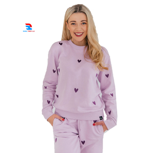 Sweatshirts personnalisés imprimés par sublimation pour femmes, automne/hiver, polaire, écologiques, respirants, manches longues, haute qualité - Product Image 1