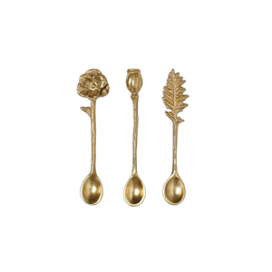Hot Sale New <b>Kitchen</b> <b>Accessories</b> Utensils Cooking <b>Set</b> Stainless Steel Big Serving Soup Spoons With Long Slim Gold Handle - Product Image 3