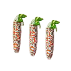 Pot de fleurs en forme de pilier suspendu en métal Tenture murale avec fleur colorée imprimée finie pour la maison, le jardin, le balcon et la vie - Product Image 6