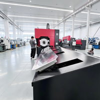 Machine de découpe laser à fibre Hoysook 1500W pour tubes carrés et ronds à chargement automatique