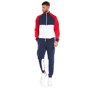 ชุดวิ่งออกกำลังกายมีฮู้ดสำหรับผู้ชายชุดออกกำลังกายแบบมีซิป - Product Image 5