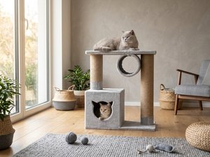 Torre de túneles Whisker Wonderland en el paraíso urbano para gatos - Product Image 4