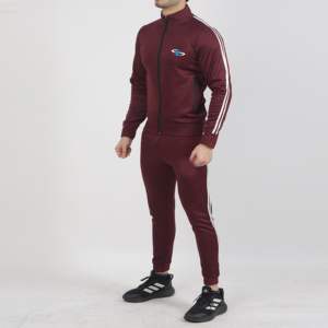 Ropa personalizada para hombre, conjunto de pantalón corto y chaqueta para correr, chándal de dos piezas con cremallera, conjunto corto de chándal cortavientos de poliéster - Product Image 3