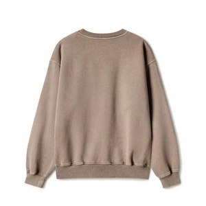 Vente en gros, conception personnalisée, sweat-shirt Basics en coton mélangé, tissu léger et respirant, sweat-shirt de mode de rue pour hommes - Product Image 5