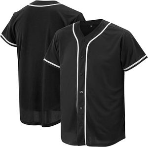 Maillots de baseball et chemises de softball pour hommes de haute qualité en gros, respirants, col rond, manches courtes avec logo personnalisé - Product Image 4