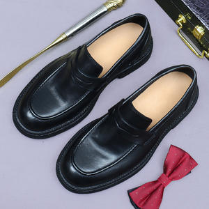 Zapatos Oxford Antiguos para Hombre y Zapatos Derby de Cuero Marrón Desgastado con Estilo Vintage, Calzado Formal de Negocios - Product Image 1