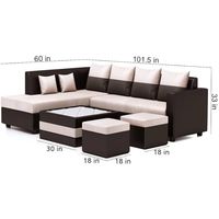 Ensemble Canapé Convertible Moderne de Luxe pour Salon, Confort et Style pour Villa et Atelier