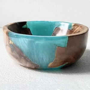 Buy Handicraft Modern Resin & Wood Polished Eco-Friendly Dough Mixing Bowl Luxury Kitchen Hotel Restaurant <b>Supplies</b> - Product Image 1