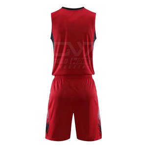 Uniforme ligero de baloncesto de estilo único, uniforme de baloncesto de Color sólido para adultos, uniforme de baloncesto con logotipo personalizado - Product Image 3