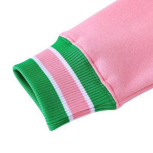 Sudadera de Chenilla Rosa Alpha Phi Alpha 1908, Sudadera con Bolsillo de Chenilla Fraternity NUPE, Prenda Griega Premium de Proveedor - Product Image 5