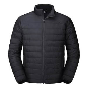 Chaqueta Acolchada Personalizable para Hombre, Ligera, Cortavientos, Tejido Impermeable, Cuello Alto, Cremallera Completa, Elástica - Product Image 1