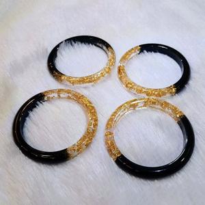 Ensemble de bracelets contemporains en résine pour femmes, aspect élégant, bracelet de montre étanche pour événements festifs, couleurs personnalisées, usage professionnel - Product Image 2