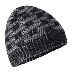 Trendy Ribbed Winter <b>Beanie</b> Cap Bow Camouflage Argyle Patterns Casual Streetwear Styling <b>Slouchy</b> Fit Stretch Fabric Breathable - Product Image 3