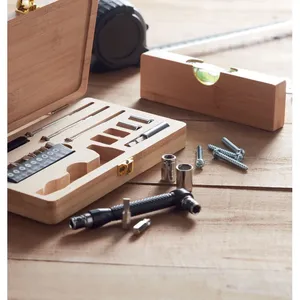 Set di Utensili Sostenibili in Bambù Gallaway, Kit di Attrezzi Ecologici per Merchandising - Product Image 3