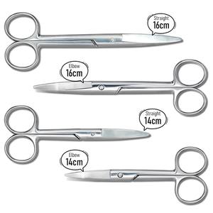 Tijeras Dentales Manuales de Acero Inoxidable de 1416 cm, Tijeras para Remover Suturas, Tijeras para Tejidos, Pinzas de Recorte, Herramienta para Dentistas - Product Image 1