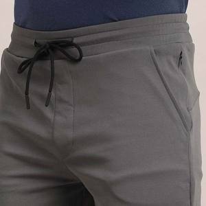 Short de survêtement en molleton de coton 100% de style de rue pour hommes, pantalon de jogging à motif solide avec taille élastique, tailles personnalisées - Product Image 6