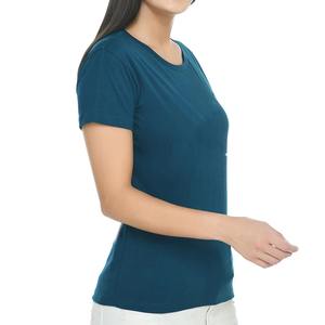 Camiseta de Mujer al por Mayor, Personalizada, 100% Algodón, Transpirable, Camiseta Informal de Manga Corta para Mujer en Venta - Product Image 5