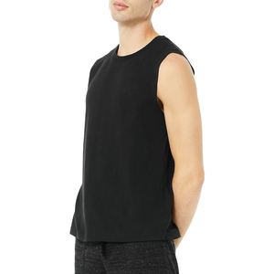 Débardeur décontracté XL pour homme, design optimal, en coton/fibre de bambou de haute qualité, respirant, séchage rapide, pour l'été, tenue de fitness, taille adulte, avec badge - Product Image 2