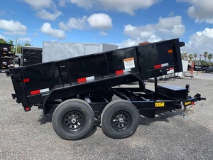 High Quality 4-Wheel 3-10 Ton Agriculture Farm <b>Trailer</b> Tipping Dump <b>Trailer</b> with Motor <b>Tractor</b> Equipment in Stock - Product Image 6