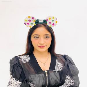 Diademas indias hechas a mano con orejas hechas a medida, diademas de moda Funky, cuentas de cristal bordadas a mano, estilo Mardi Gras - Product Image 2