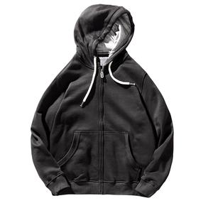 Custom Plain Zip up Hoodie Hombres Sudaderas con capucha al por mayor de peso pesado Premium Zipper Hoodies Precio barato - Product Image 1
