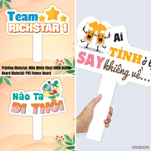 Letrero Personalizado con Hashtag para Eventos |   Impresión Digital en Lámina de Fomex Laminada para Decoración de Leche - Product Image 3