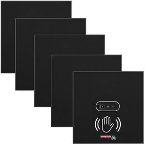 MXSXJ-005 Sensore di Movimento a Infrarossi, Confezione da 5, Rilevamento Unidirezionale 3-10cm, 100-240V AC 50/60Hz 800W 10A, Nero per Casa Intelligente - Product Image 1