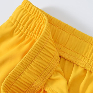 ชุดฝึกออกกำลังกายกางเกงวิ่งขาสั้นของผู้ชายกางเกงวิ่งจ๊อกกิ้งสีเหลือง - Product Image 3