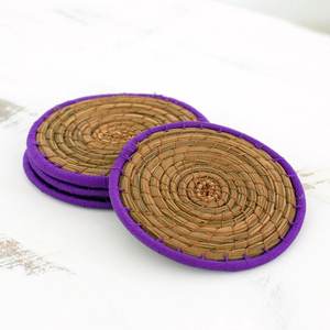 Handmade Natural Round <b>Rattan</b> Custom Coasters <b>Placemat</b> Woven Seagrass <b>Placemat</b> - Product Image 3