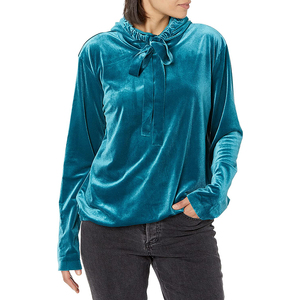 แจ๊กเก็ตสวมหัวผ้ากำมะหยี่ลำลองมีฮู้ดสำหรับผู้ชายและผู้หญิงโลโก้แบบกำหนดเองราคาโรงงานฤดูใบไม้ร่วง - Product Image 1