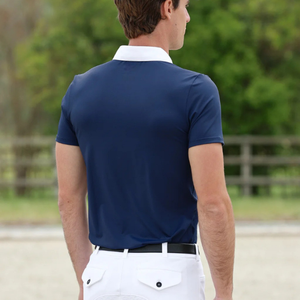 Camiseta de Manga Corta para Montar a Caballo, Ligera y Transpirable, para Hombre, Personalizable con Servicio OEM - Product Image 6