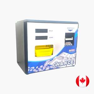 MV-101 BB Cambiador de billetes a monedas/fichas de carga trasera negro para uso en máquinas recreativas - Product Image 5