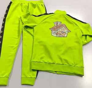 Chándal cargo de talla grande para hombre 2021, venta al por mayor, sudadera y pantalones de chándal de lana, pantalones activos para correr y Fitness - Product Image 6