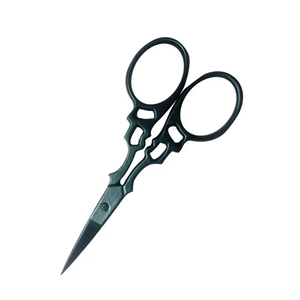 Tijeras para cutículas de uñas curvadas de punta extra fina para mujeres/hombres, cuchillas de aseo de acero inoxidable, punta precisa redondeada, mango de cerámica - Product Image 4