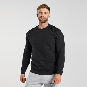 Logo personnalisé hommes col rond sweat-shirt à manches longues pull-over motif tricoté 100% coton costume d'hiver brodé techniques - Product Image 1