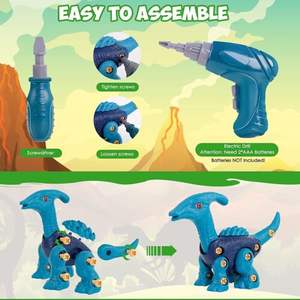 New Dinosaur Take Apart Building <b>Toys</b> <b>Set</b> Electric Drill & Play Mat <b>Tool</b> <b>Toys</b> Category - Product Image 3