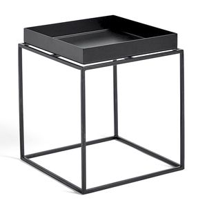 โต๊ะเหล็กด้านข้างสไตล์ราชวงศ์ทันสมัยทำด้วยมือพร้อมการตกแต่งสีดำสำหรับห้องนั่งเล่นและเฟอร์นิเจอร์ห้องนอน - Product Image 1