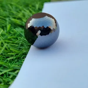 AAAGrade Perles de Moissanite noire à facettes de 20mm Perles de pierre de 8mm pour la fabrication de bijoux Hip Hop personnalisés - Product Image 1