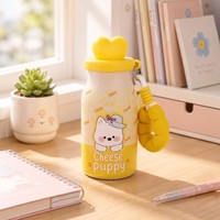 Bouteille d'eau infuseur de fruits personnalisée de 400 ml, écologique, mignonne et de petite capacité pour filles