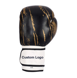 Gants de boxe en gros gants de boxe en cuir Pu pour la boxe fermeture de sangle personnalisée anti-dérapant couleur personnalisée - Product Image 1