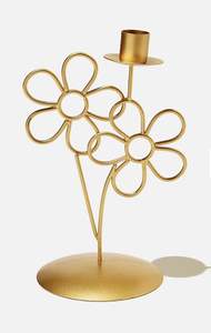 Elegante Portavelas de Metal, Adorno Decorativo que Mejora el Ambiente de la Mesa de Comedor y la Sala de Estar con Luz Cálida - Product Image 5