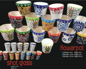 แก้วช็อตเซรามิก DAFNI BIG PAZAR ลายเพ้นท์มือหรือพิมพ์ดิจิทัลสุดทันสมัย - Product Image 1