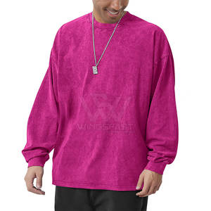 Sudadera ligera con lavado ácido para hombre, ropa informal básica de alta calidad, sudadera con lavado ácido para hombre - Product Image 1