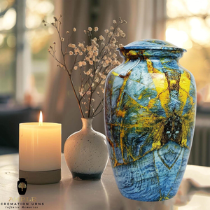 Handcrafted Aluminum Cremation Urns Elegant <b>Keepsake</b> & Adult Size Leakproof Durable Engravable <b>Memorial</b> Urns - Product Image 6