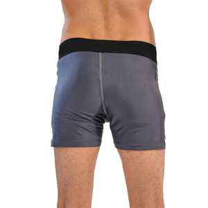 กางเกงขาสั้นรัดกล้ามเนื้อผู้ชายขายส่ง แบรนด์ส่วนตัว ผ้าฝ้าย 100% สีพื้น โลโก้สั่งทำได้ สำหรับออกกำลังกายและเล่นกีฬา - Product Image 6