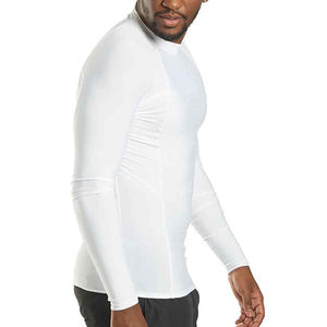 Rashguard de MMA de Manga Larga para Hombre, de la Mejor Calidad, al por Mayor, Ropa Deportiva, Rashguard de Alta Calidad para Adultos, Personalizable, en Blanco - Product Image 2