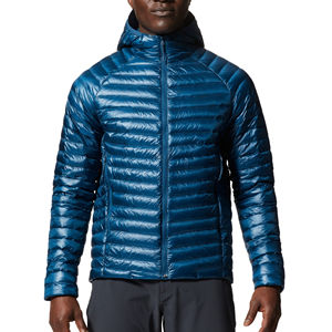 Veste d'homme de luxe imperméable de marque personnalisée OEM, vêtements pour hommes grande taille, manteaux légers à capuche pour l'hiver, veste pour hommes - Product Image 1